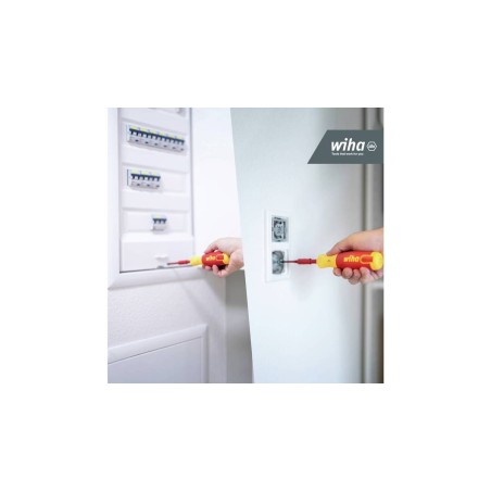 Wiha LiftUp electric 2831 Skruetrækkerhåndtag med bitsæt